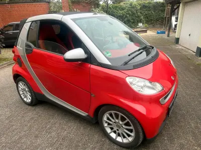 Brugt Smart ForTwo Cabrio 70 HK (51 kW) 2009 Rød Cabriolet