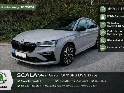 Gebraucht Skoda Scala Drive 116 PS (85 kW) 2024 Grau Kleinwagen