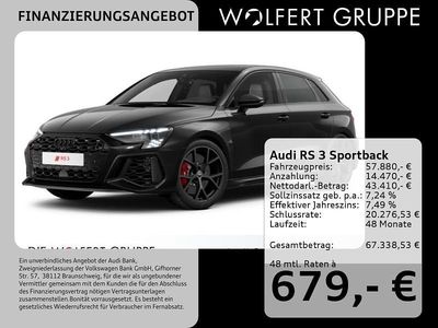 Gebraucht Audi RS3 Sportback Ambiente 400 PS (294 kW) 2023 Mythosschwarz metallic Kleinwagen