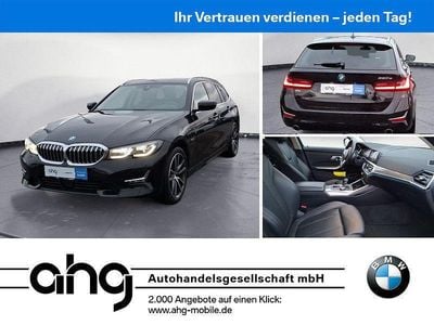 Gebraucht BMW 320e Luxury Line 163 PS (119 kW) 2021 Schwarz Kombi