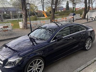 Second-hand Mercedes CLS350 258 CP (189 kW) 2016 Albastru Coupe