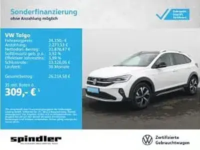 Gebraucht VW Taigo 150 PS (110 kW) 2022 Weiß (pure white) SUV