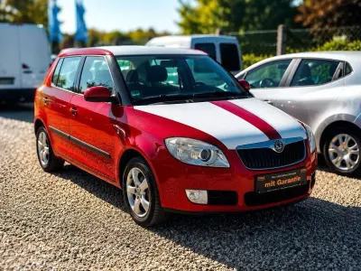 Gebraucht Skoda Fabia 86 PS (63 kW) 2009 Rot Kleinwagen