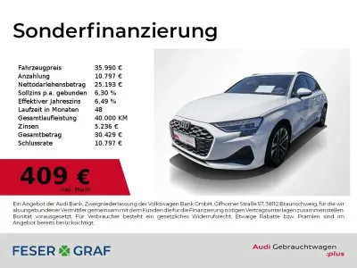 Gebraucht Audi A3 S-Line 204 PS (150 kW) 2025 Weiß Limousine