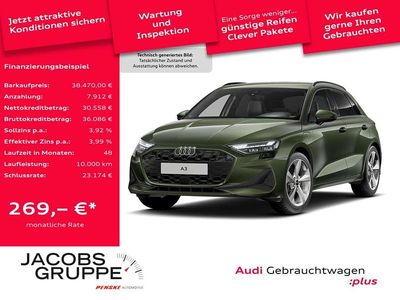 Used Audi A3 Performance 204 HP (150 kW) 2025 Green Sedan
