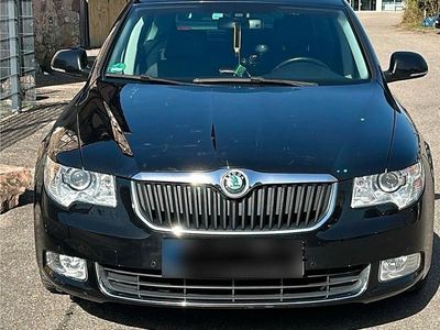 Używany Skoda Superb 160 KM (117 kW) 2008 Czarny Sedan/Limuzyna