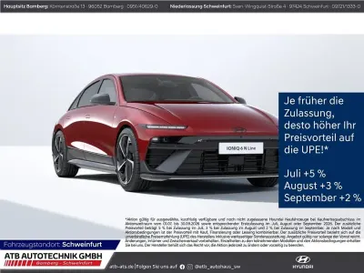 Neu Hyundai Ioniq 6 N Line 167 kW (228 PS) 2026 Rot Limousine