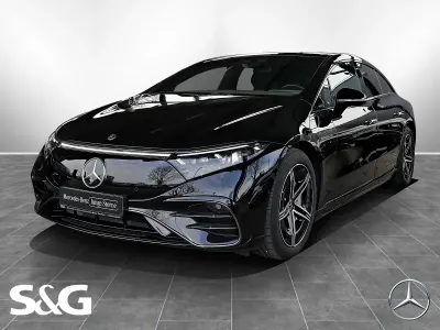 Gebraucht Mercedes EQS500 AMG 330 kW (449 PS) 2023 Metalliclack obsidianschwarz Limousine