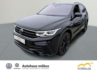 Gebraucht VW Tiguan Allspace R-line 245 PS (180 kW) 2022 Deep black perleffekt SUV