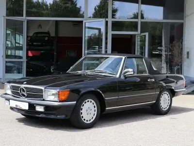 Gebraucht Mercedes SL420 204 PS (150 kW) 1987 Schwarz Cabrio