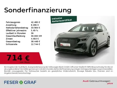 Gebraucht Audi Q4 e-tron Advanced Plus 210 kW (286 PS) 2024 Kieselgrau SUV