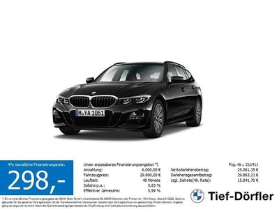 Gebraucht BMW 320 M Sport 190 PS (139 kW) 2019 Black sapphire metallic Kombi