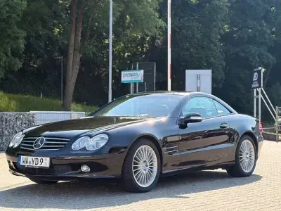 Gebraucht Mercedes SL500 306 PS (225 kW) 2002 Obsidianschwarz Cabrio