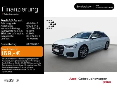 Gebraucht Audi A6 Design 299 PS (219 kW) 2025 Gletscherweiß metallic Kombi