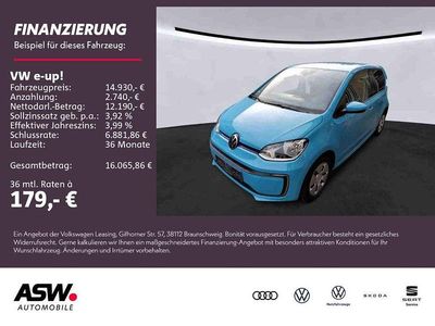 Gebraucht VW e-up! 61 kW (83 PS) 2021 Teal blue Kleinwagen