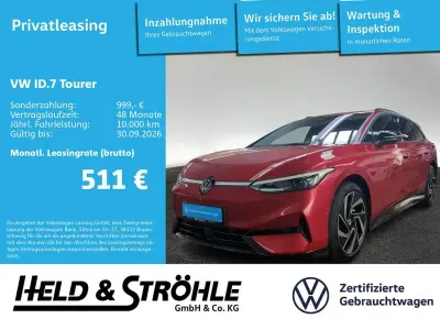 Gebraucht VW ID.7 Pro 210 kW (286 PS) 2025 Kings red metallic (metallic) Kombi