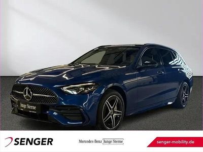 Brugt Mercedes C300e AMG 313 HK (230 kW) 2024 Blå Stationcar