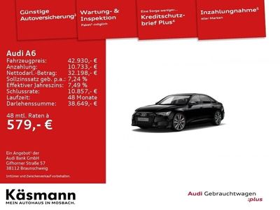 gebraucht Audi A6 Lim Sport 55TFSIe qu S line NAVI MATRIX KAM