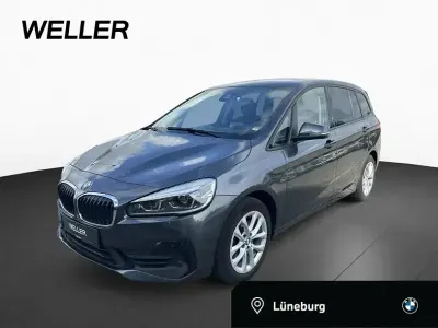 Gebraucht BMW 220 Gran Tourer Advantage 190 PS (139 kW) 2021 Mineralgrau (grau) Van / Kleinbus