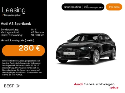 Gebraucht Audi A3 Ambiente 150 PS (110 kW) 2025 Mythosschwarz metallic Limousine