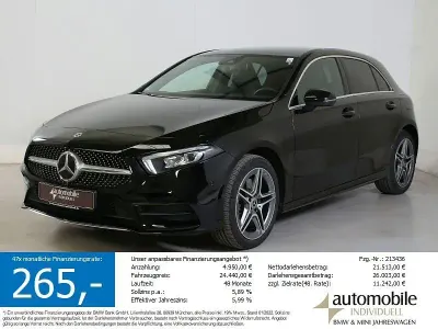 Używany Mercedes A250 AMG line 218 KM (160 kW) 2022 Czarny Sedan/Limuzyna