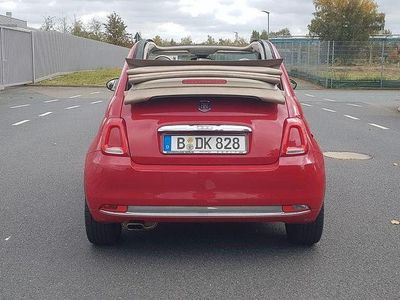 Usata Fiat 500C Lounge 69 CV (50 kW) 2016 Rosso Cabrio