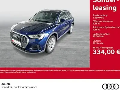 Usata Audi Q3 Ambiente 245 CV (180 kW) 2021 Blu SUV