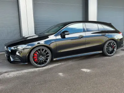 Gebraucht Mercedes CLA35 AMG Shooting Brake AMG 306 PS (225 kW) 2021 Schwarz Kombi