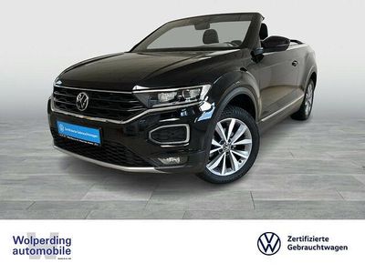 Gebraucht VW T-Roc Cabriolet Style 150 PS (110 kW) 2022 Deep black perleffekt Cabrio