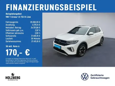 Gebraucht VW T-Cross R-line 150 PS (110 kW) 2025 Weiß SUV