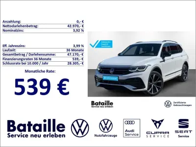 Gebraucht VW Tiguan Allspace R-line 190 PS (139 kW) 2025 Weiß SUV