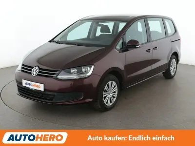 Gebraucht VW Sharan Trendline 150 PS (110 kW) 2018 Rot Van / Kleinbus