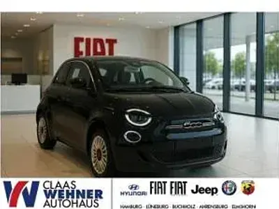 Gebraucht Fiat 500e Action 69 kW (95 PS) 2021 Schwarz (onyx schwarz) Kleinwagen