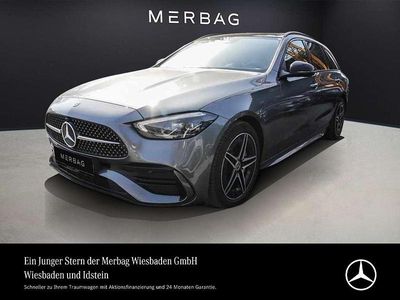 Gebraucht Mercedes C220 AMG line 200 PS (147 kW) 2023 Selenitgrau Kombi