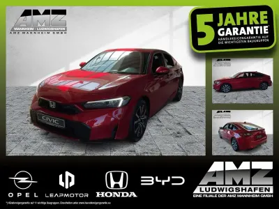 Neu Honda Civic Elegance 184 PS (135 kW) 2026 Rot Limousine