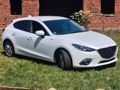 Gebraucht Mazda 3 Prime-Line 101 PS (74 kW) 2014 Weiß Limousine