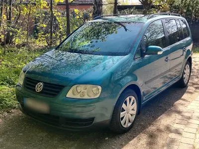 Usata VW Touran Basis 116 CV (85 kW) 2003 Blu Monovolume