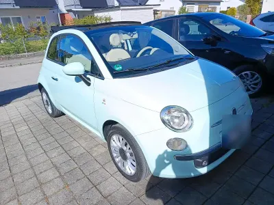 Usata Fiat 500 69 CV (50 kW) 2014 Verde Cabrio