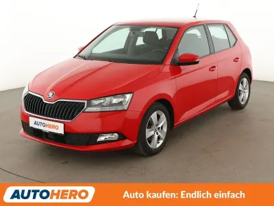 Gebraucht Skoda Fabia Ambition 95 PS (69 kW) 2021 Rot Kleinwagen