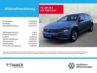 Gebraucht VW Passat Conceptline 150 PS (110 kW) 2022 Silber Kombi