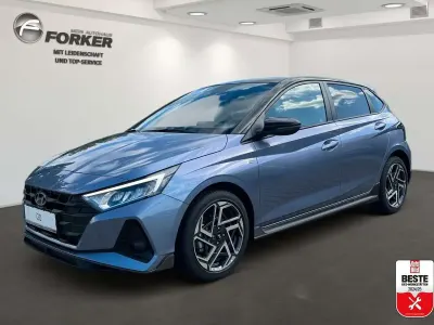 Neu Hyundai i20 N Line 101 PS (74 kW) 2025 Blau Limousine