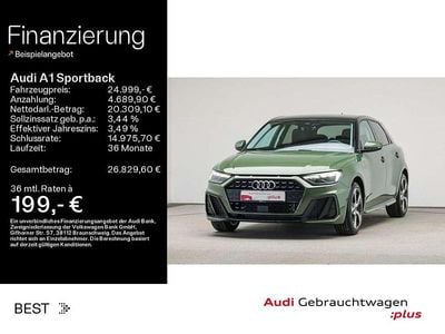 Gebraucht Audi A1 S-Line 95 PS (69 kW) 2025 Distriktgrün metallic/mythossc Limousine