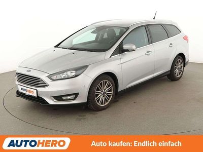 Second-hand Ford Focus Titanium 120 CP (88 kW) 2018 Gri Break