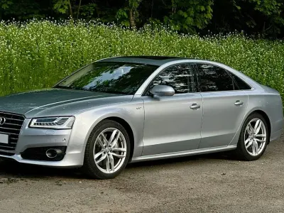 Brugt Audi A8 Ambiente 385 HK (283 kW) 2015 Sølv Sedan