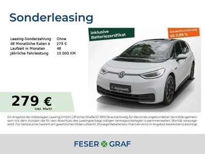Gebraucht VW ID.3 Pure 110 kW (150 PS) 2022 Gletscherweiß Kleinwagen