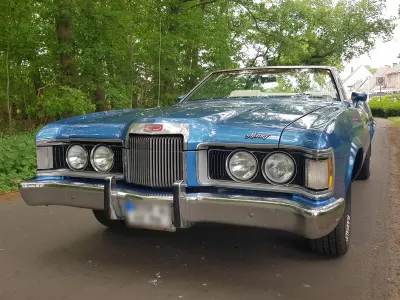 Begagnad Ford Mercury Cougar 190 HK (139 kW) 1973 Blå Cab
