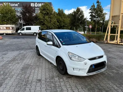 Gebraucht Ford S-MAX Titanium S 175 PS (128 kW) 2009 Weiß Van / Kleinbus