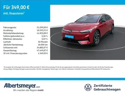 Gebraucht VW ID.7 Pro 210 kW (286 PS) 2025 Rot Kombi