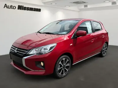 Neu Mitsubishi Space Star Select+ 71 PS (52 kW) 2025 Rot Kleinwagen