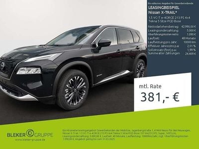 Neu Nissan X-Trail Tekna 213 PS (156 kW) 2025 Black pearl (m) blac SUV